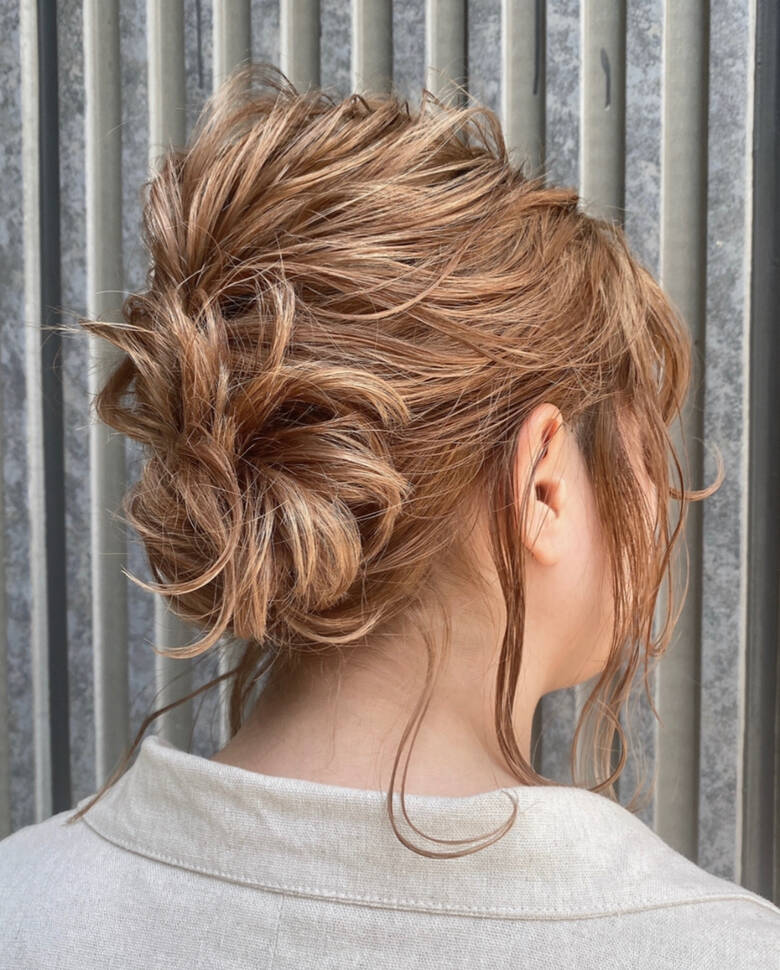 簡単ヘアアレンジ デートヘア お出かけヘア ヘアアレンジ Youres Hair 髪質改善トリートメント ヘッドスパ 恵比寿本店 ユアーズ ヘア 大人かわいいショート ミディアム 大森春奈 Hair