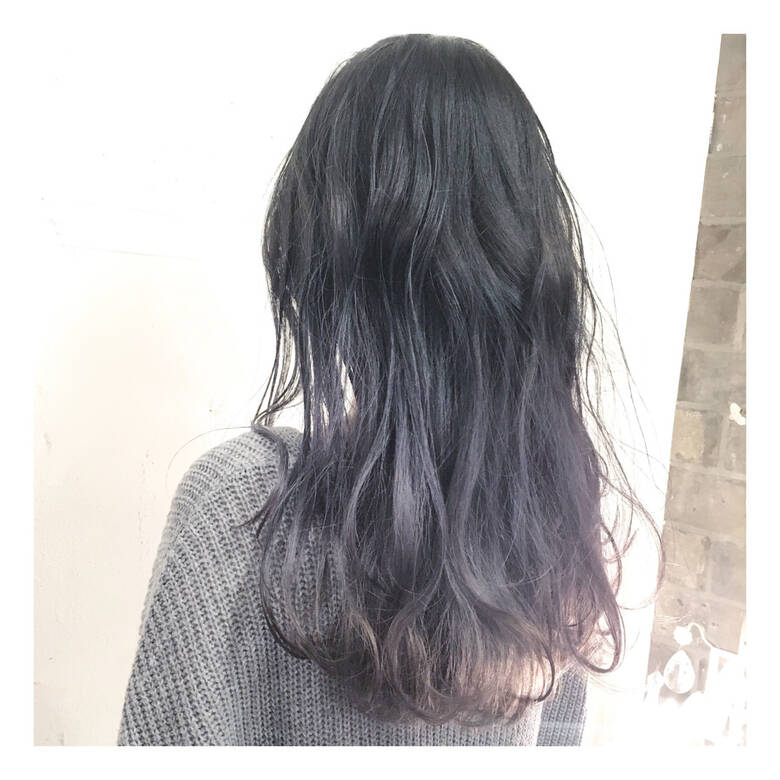 ロング 黒髪 アッシュ モード Bloc 有山 滉大 Hair