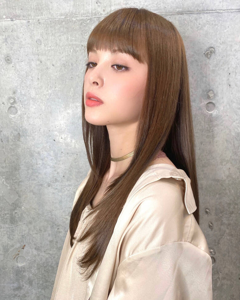 ロング 前髪パッツン 髪質改善トリートメント 髪質改善 Youres Hair 髪質改善トリートメント ヘッドスパ 恵比寿本店 ユアーズ ヘア 大人かわいいショート ミディアム 大森春奈 Hair