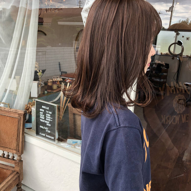 アッシュ ミディアム ラベンダーアッシュ ナチュラル Noelle インスタ Michiko K 川内道子 Instagram Michiko K 5015 Hair