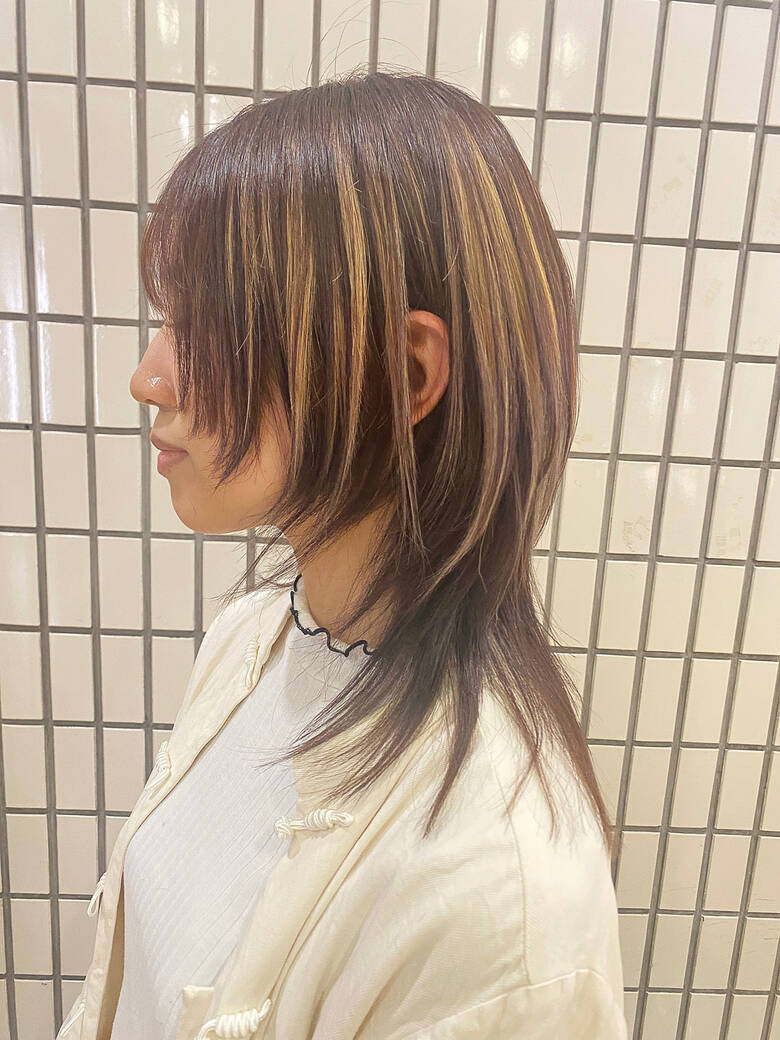 代 ウルフ女子 ウルフカット ミディアム Snob 元橋啓太 Hair