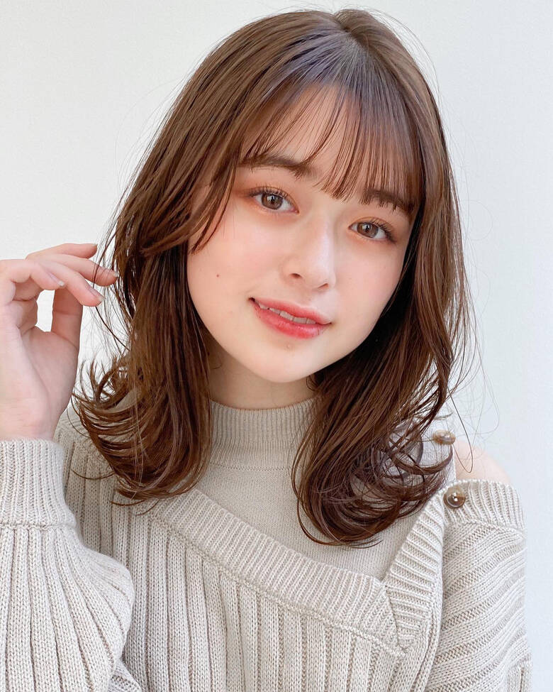 モテ髮シルエット モテ髪 愛され 卵型 Agnos青山 平野 七海 Agnos青山 Hair