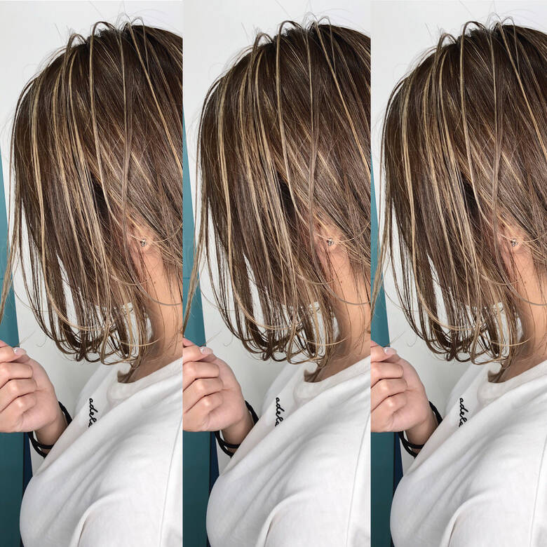 ハイライト 3dハイライト ボブ 外国人風カラー 心斎橋 Laurel 岩原 基典 Hair