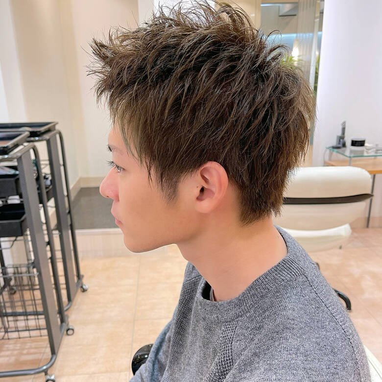 ストリート メンズ ブルーアッシュ ブルー Fabris 平本 詠一 Hair