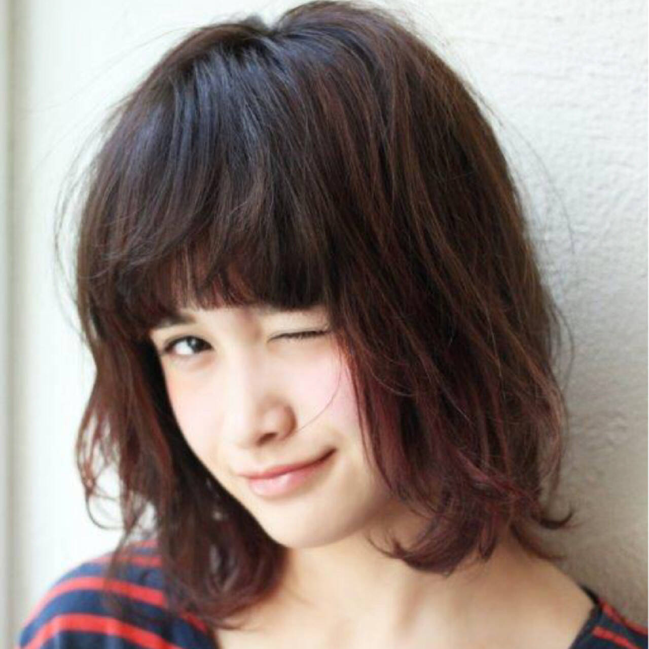 髪型 ボブ 無造作