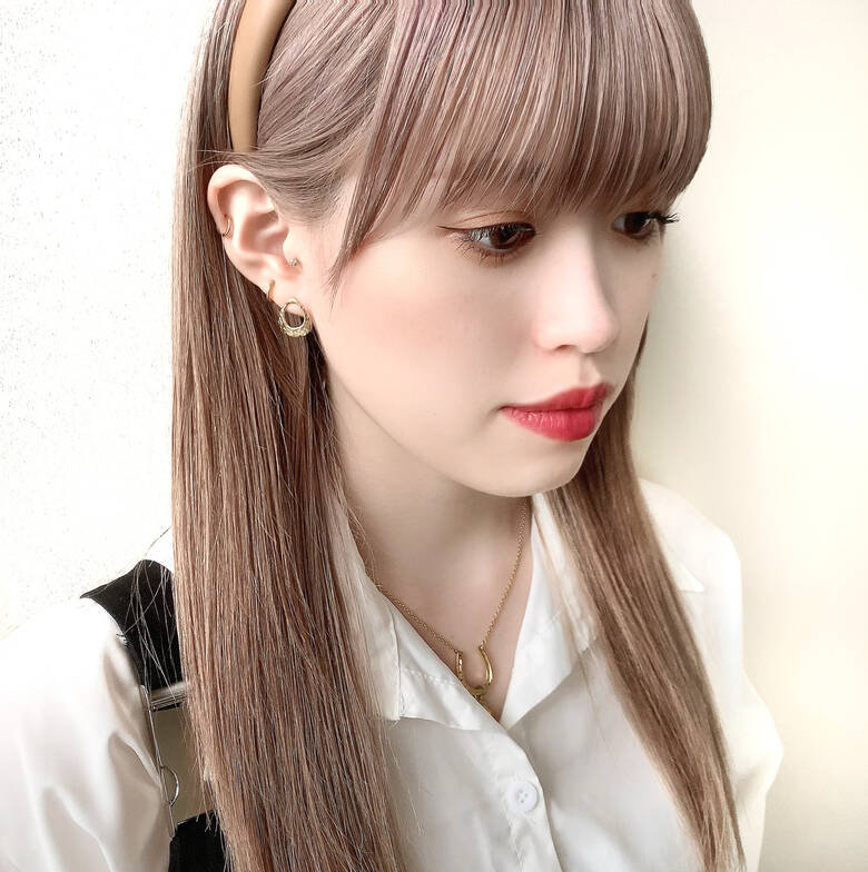 ナチュラル ロング シースルーバング ワイドバング K Two 青山 加藤舞 Hair ナチュラル ロング シースルーバング ワイドバング K Two 青山 加藤舞 Hair