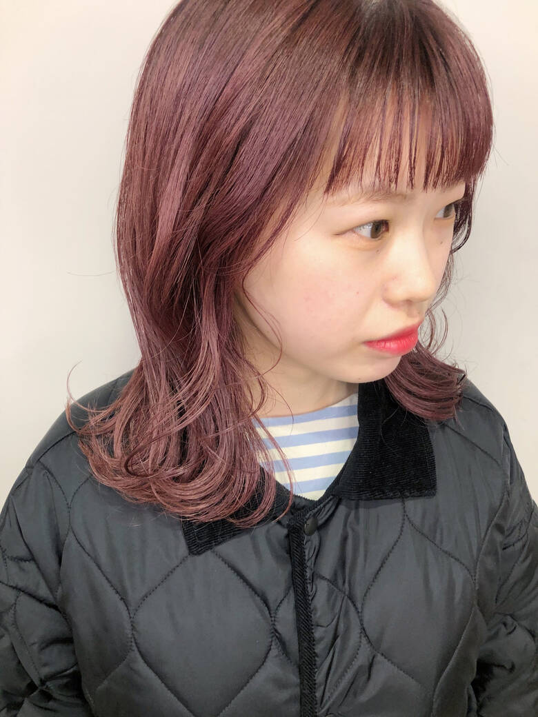 ガーリー ピンク ミディアム 春ヘア Emanon Freelance サカイアカネ Hair ガーリー ピンク ミディアム 春ヘア Emanon Freelance サカイアカネ Hair