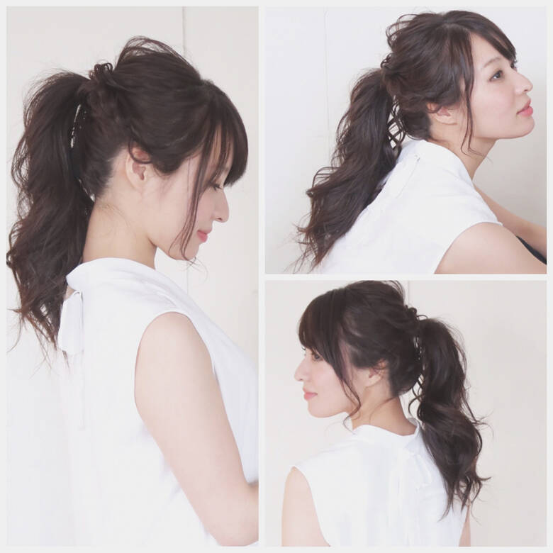 ロング ポニーテール ヘアアレンジ 大人かわいい Mapuna 平川 元気 Hair