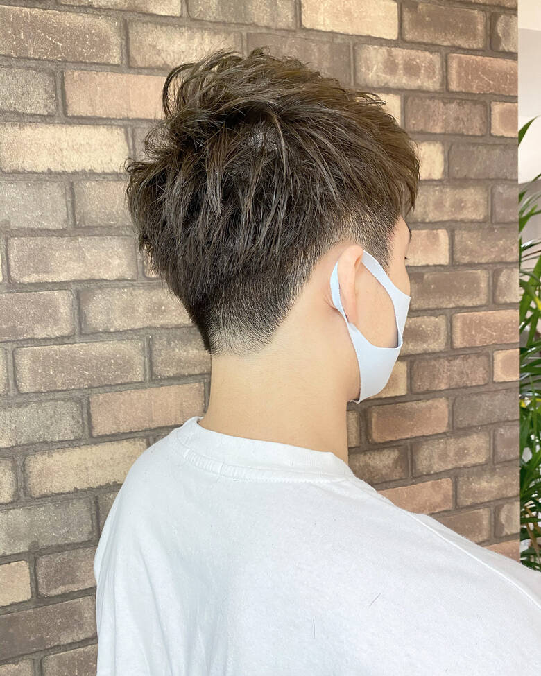 ツーブロック ナチュラル メンズスタイル メンズショート Terrace Luxbe 奥野 和広 Hair