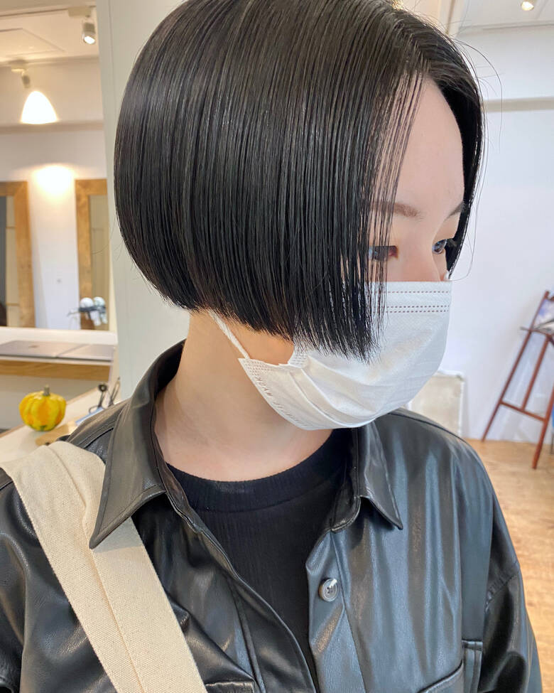 ショートボブ ハンサムショート モード ベリーショート Rosso Sante 坂口 拓魅 6731 Hair