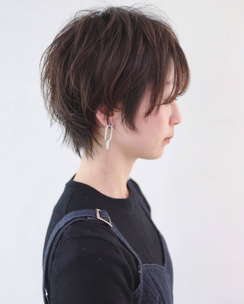 ストリート ショート パーマ マッシュウルフ Baco バコ 三好 佳奈美 4547 Hair