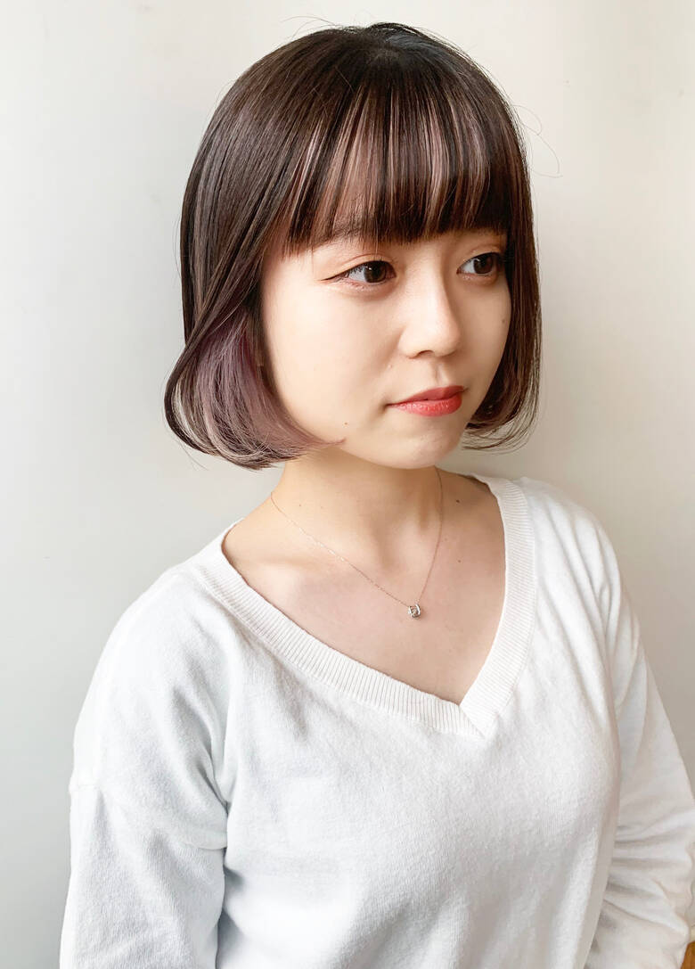 ガーリー ボブ モリオフロムロンドン原宿本店 横沢里香 Hair