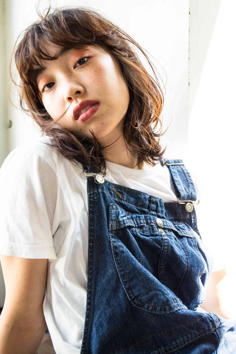 ウルフ アンニュイほつれヘア 無造作パーマ パーマ rtiriorboa 大久保周 Hair