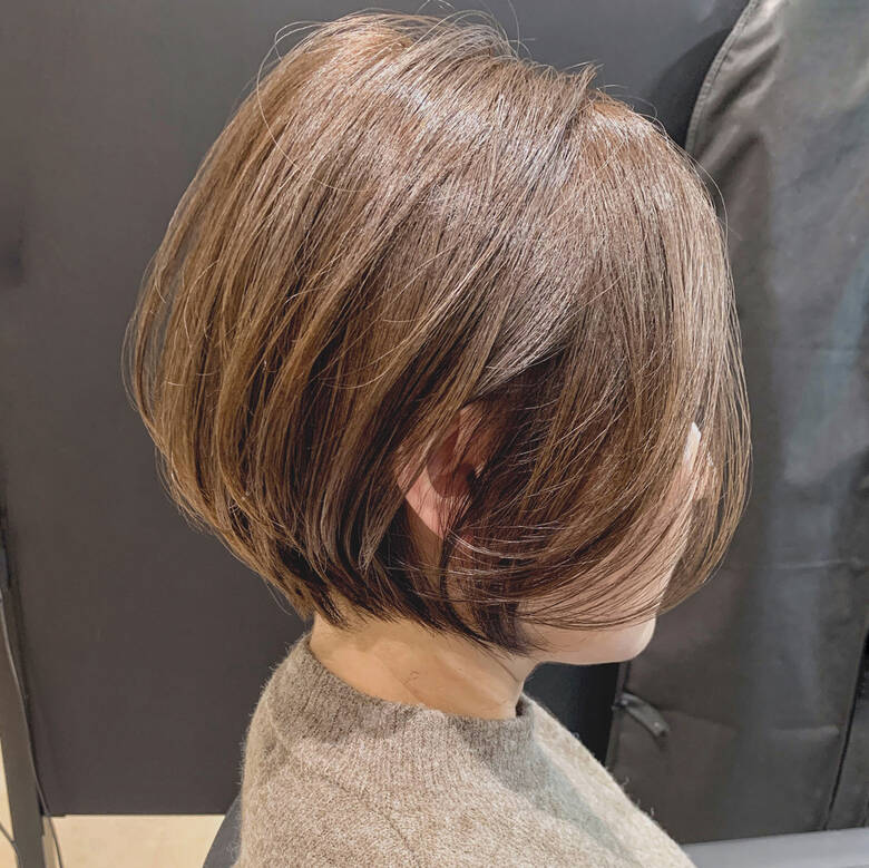 ショートボブ パーマ アンニュイほつれヘア The Ect ショート職人 知花翔 Hair