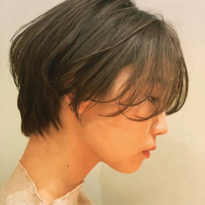 パーマ ショート ナチュラル 透け感ヘア Beautrium 265 銀座beautrium265 野川涼太 大人ボブ Hair