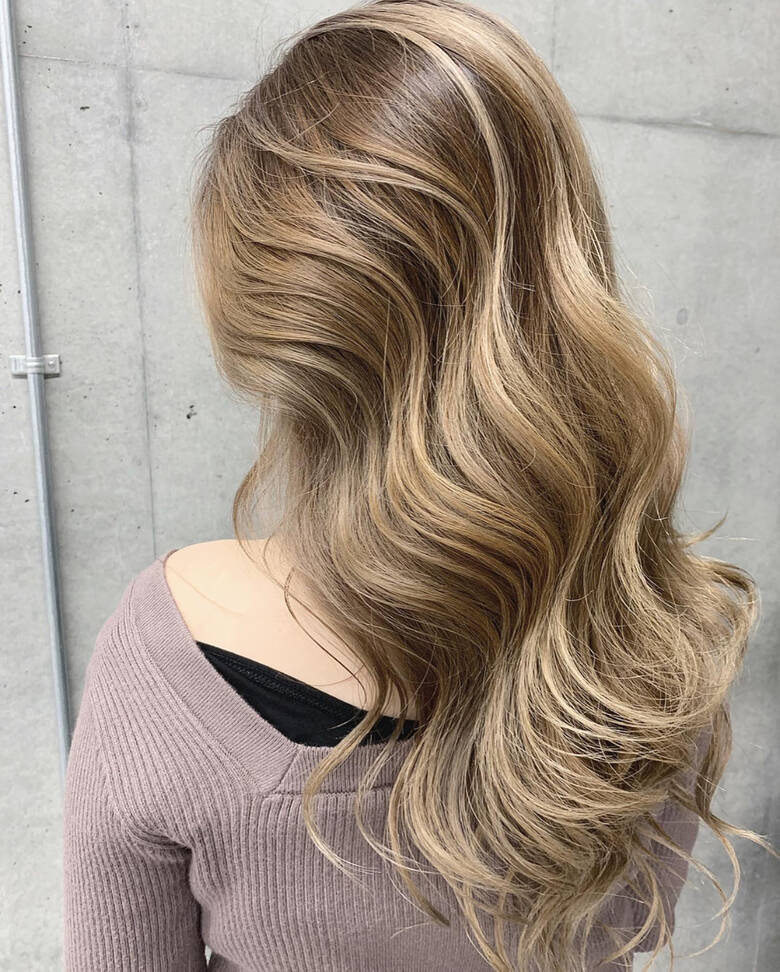 外国人風カラー ミルクティーベージュ ストリート 外国人風 Tress Omotesando 谷島 瑠伊 Hair