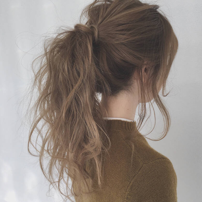 ショート ロング ヘアアレンジ ポニーテール Thebridge 阿部 将明 Hair