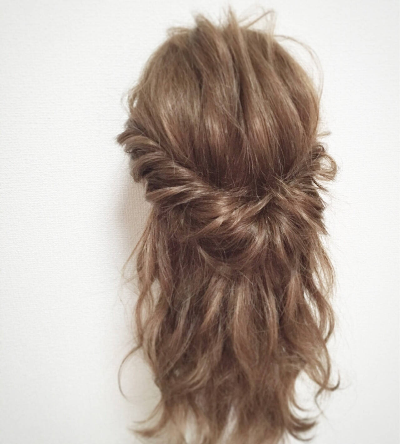 髪型 ショート ハーフアップ