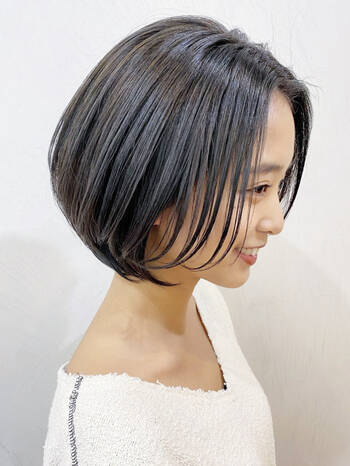面長 丸顔 40代女性にしてほしい お悩み解消 お手入れ簡単ショートヘア Hair 面長 丸顔 40代女性にしてほしい お悩み解消 お手入れ簡単ショートヘア Hair