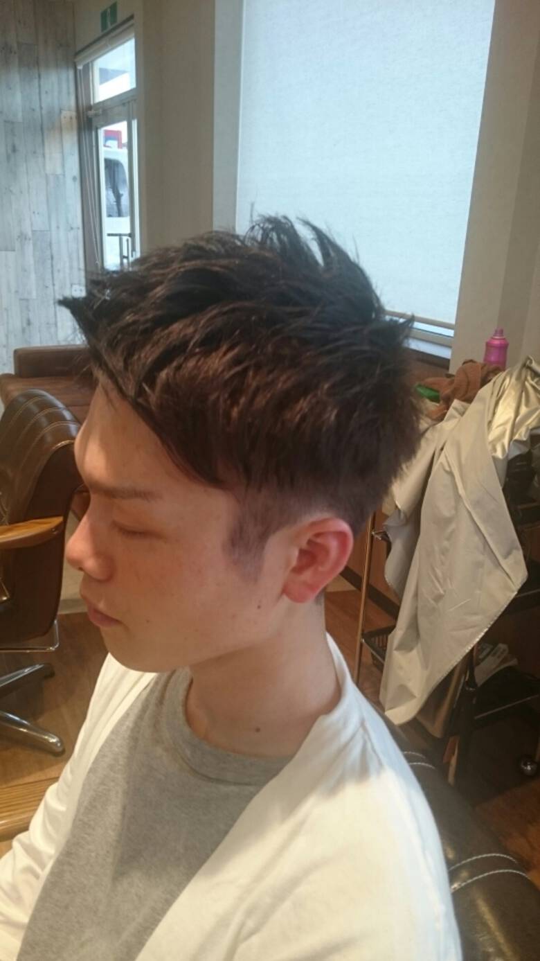 黒髪 アッシュ メンズ ストリート Agu Hair Lien Akira Oomori 01 Hair