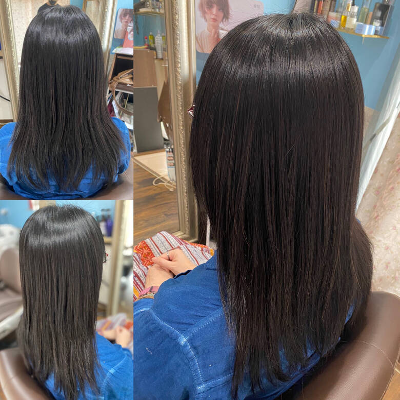 髪質改善カラー 脱縮毛矯正 縮毛矯正 ロング Aime 髪質改善師エイ Hair 髪質改善カラー 脱縮毛矯正 縮毛矯正 ロング Aime 髪質改善師エイ Hair