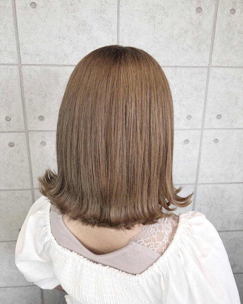 ミルクティーアッシュ ミルクティーベージュ ナチュラル ミルクティー Nyny 河原町三条店 徳永 実沙 Hair