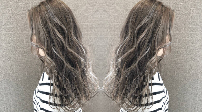 セミロング 外国人風 結婚式 外国人風カラー フリーランス アンドウ ユウ バレイヤージュ ハイライト Hair