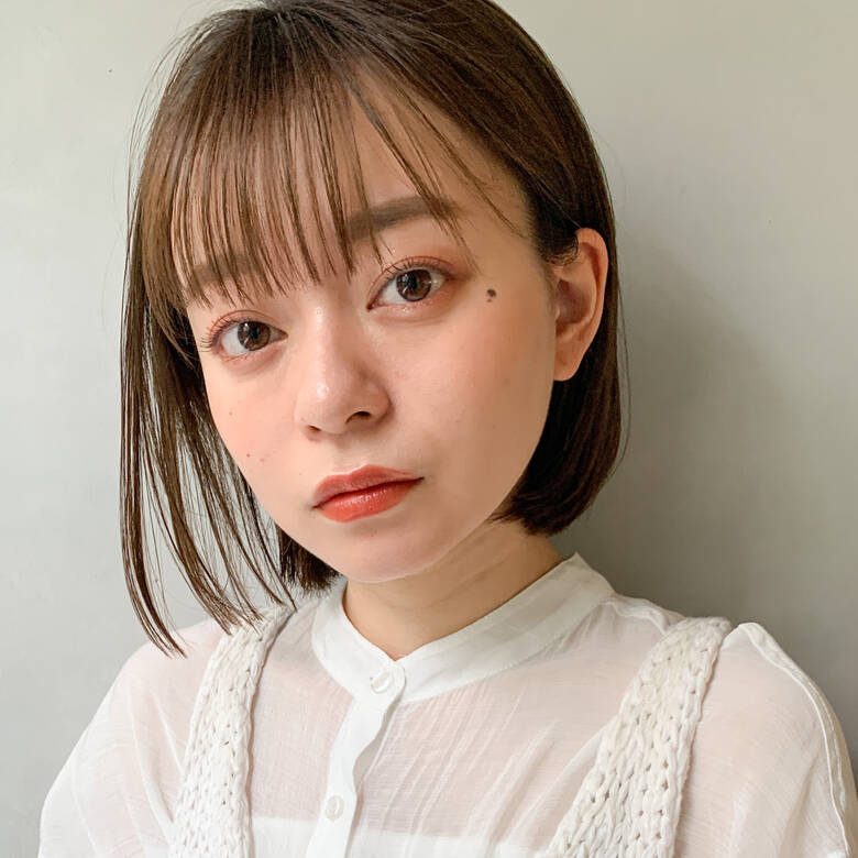 アンニュイほつれヘア ミニボブ ボブ ナチュラル Kyli 塚本 夏帆 Hair