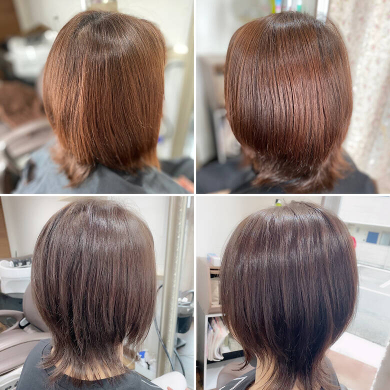 ミディアムレイヤー ネオウルフ レイヤーカット ウルフカット Aime 髪質改善師エイ 5907 Hair