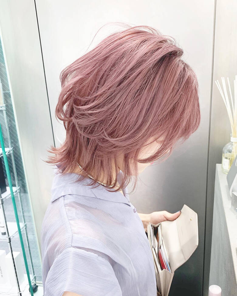 ショート 透け感 ウルフカット モード Cherie Hairdesign ヨシダタイシ Hair