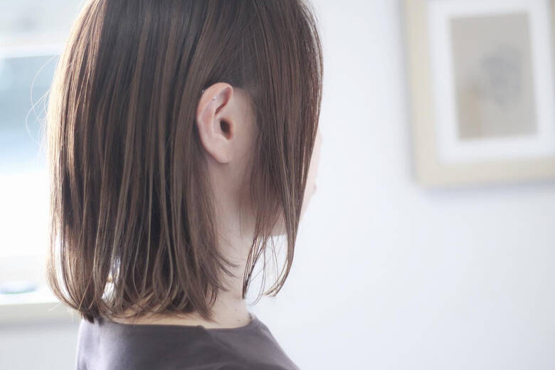 ナチュラル ヌーディベージュ アッシュベージュ ミディアム Creap 山口 誠 5907 Hair