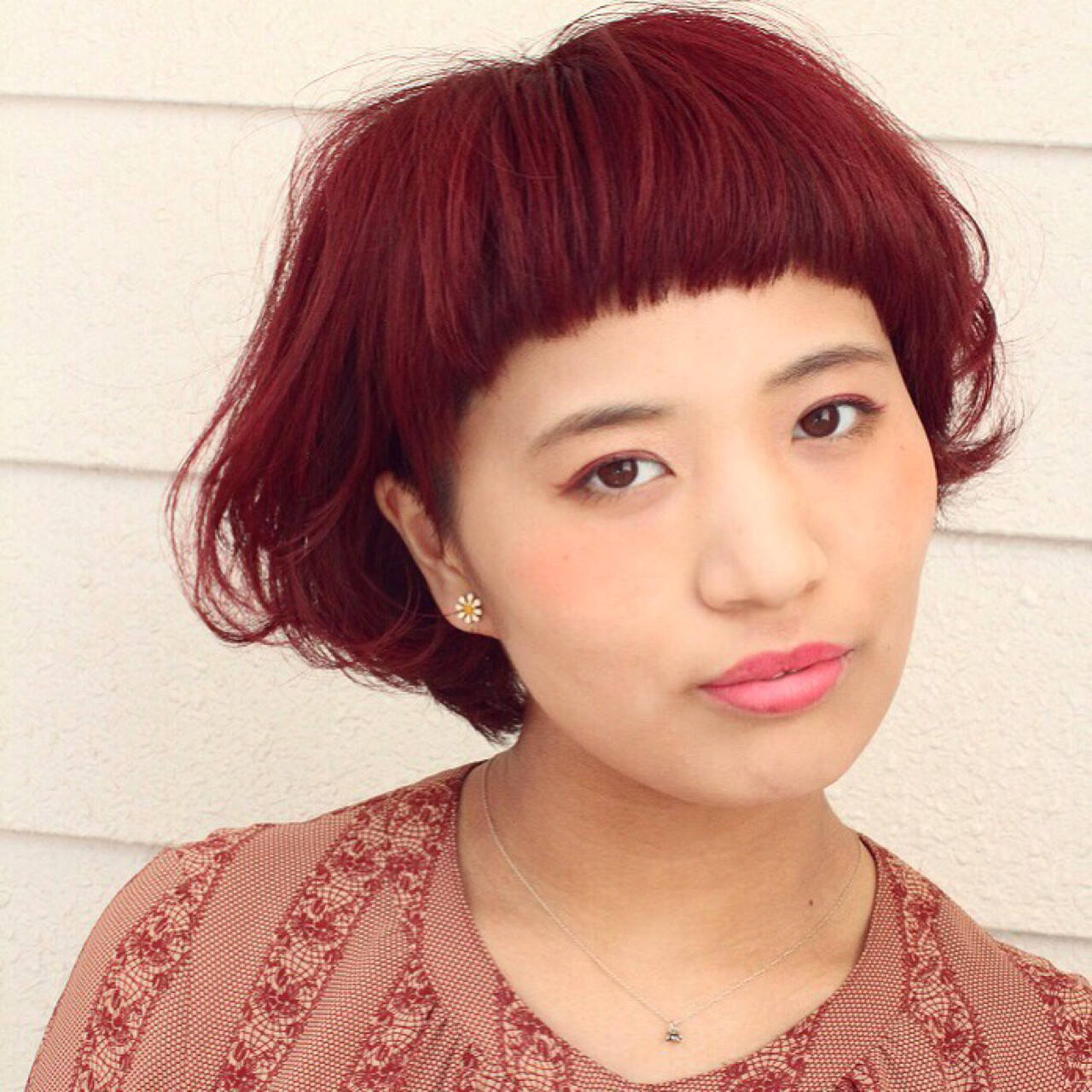 ベリーショート マッシュ ガーリー ショートバング×La.a.g.f×下地 由美×113214【HAIR】