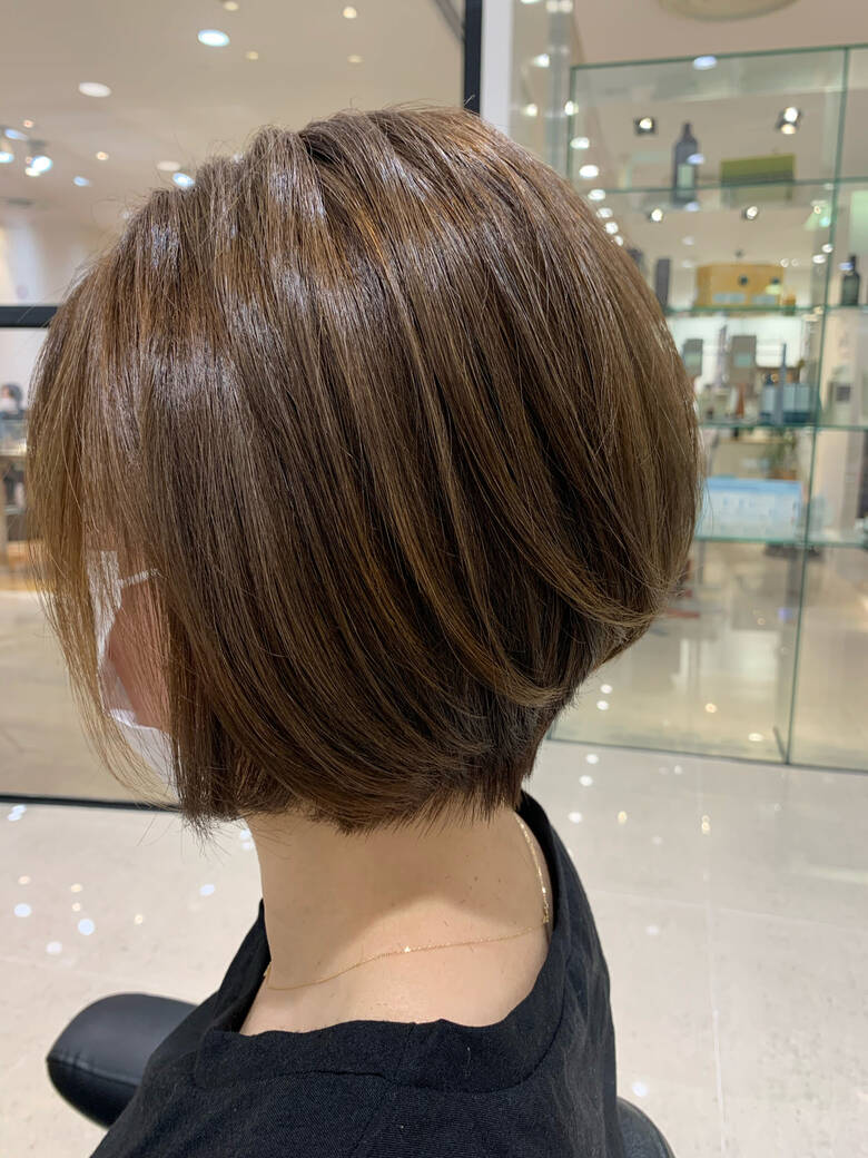 コンサバ ボブ ヘアカラー ハイトーンカラー Spiceaveda 中西優典 Hair