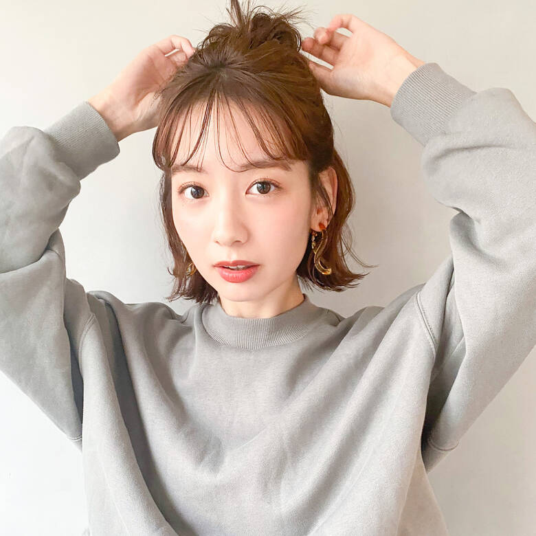 切りっぱなしボブ 簡単ヘアアレンジ ショートボブ ナチュラル Kyli 表参道 Kyli 表参道 樫本 嶺菜 Hair