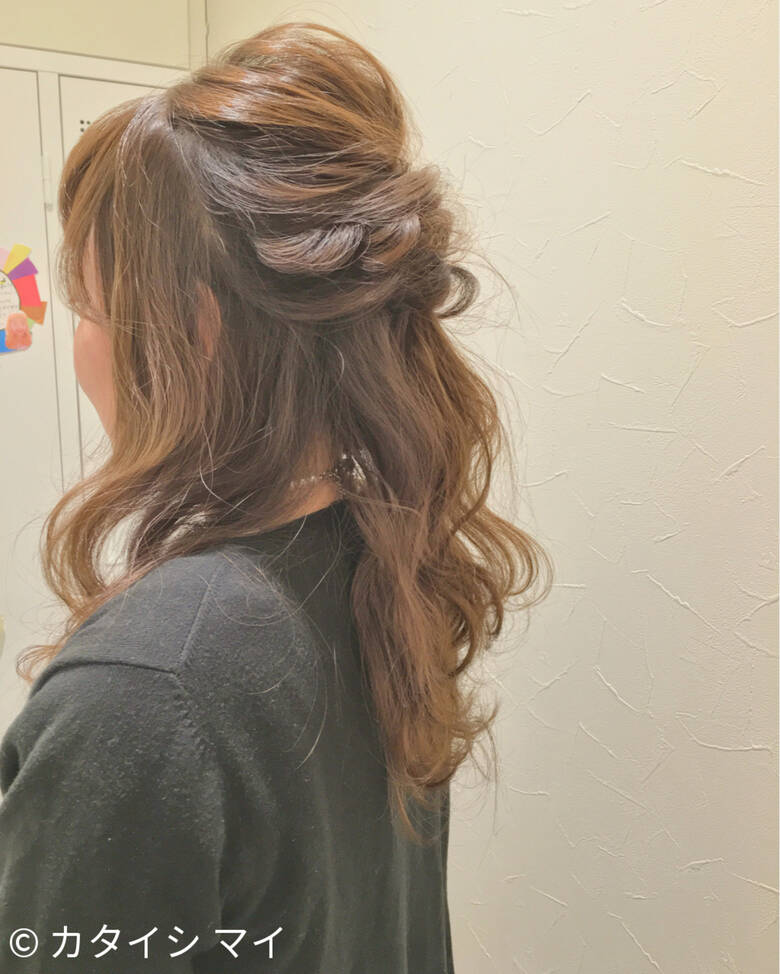 くるりんぱ ヘアアレンジ ショート ロング Bassa高田馬場店 カタイシ マイ Hair