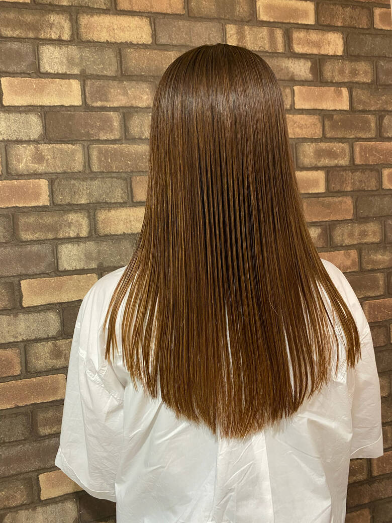 イルミナカラー 縮毛矯正 ナチュラル ストレート Terrace Luxbe 奥野 和広 Hair イルミナカラー 縮毛矯正 ナチュラル ストレート Terrace Luxbe 奥野 和広 Hair