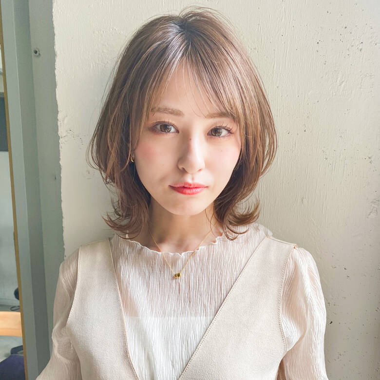 ミディアム アンニュイほつれヘア ウルフカット 簡単ヘアアレンジ Kyli表参道 金子颯汰 Kyli表参道 Hair