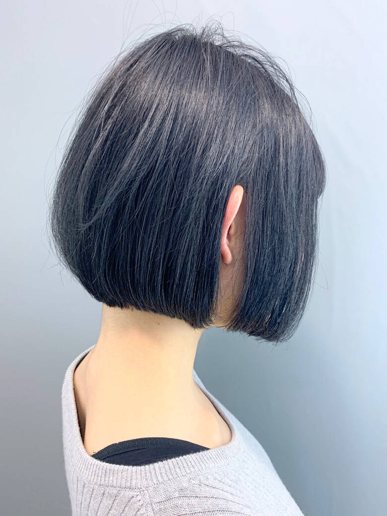 黒髪 簡単スタイリング 大人かわいい ボブ モリオフロムロンドン 池袋店 日平 海 Hair