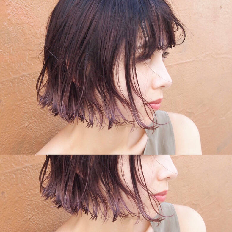 インナーカラー ナチュラル ハイライト フリンジバング Nanuk二子玉川 Ueki Nanuk Hair インナーカラー ナチュラル ハイライト フリンジバング Nanuk二子玉川 Ueki Nanuk Hair