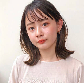 ロブ専用 ひし形が鉄則 小顔 きれい見せが狙える360度美人ヘア Hair
