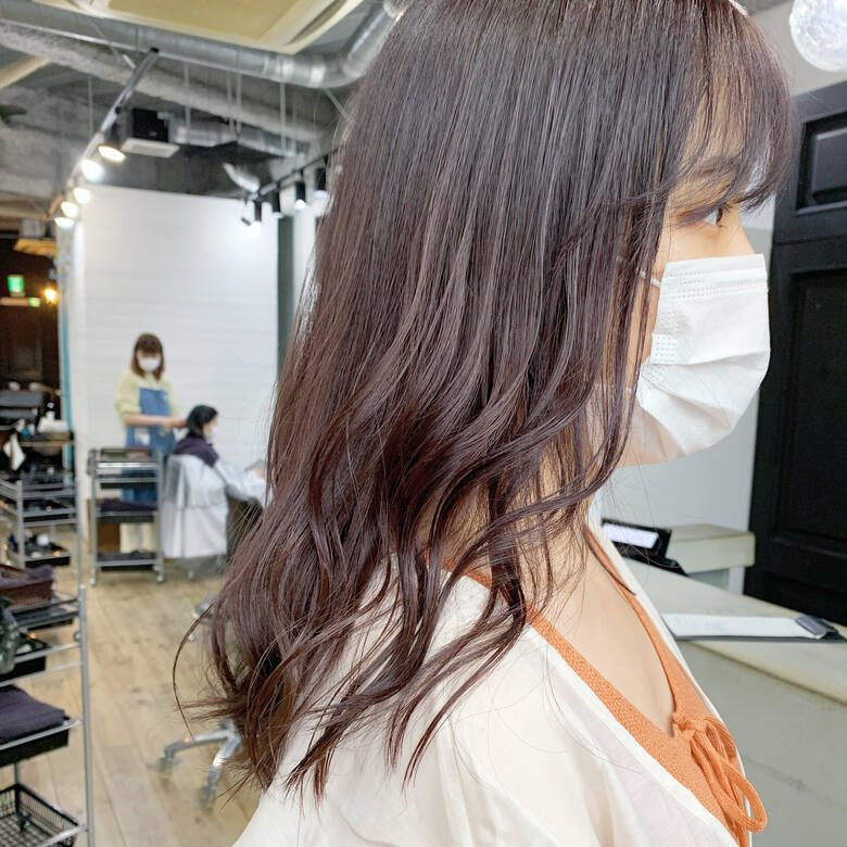 グレージュ セミロング ショートボブ オリーブグレージュ Killa 原宿 表参道 北間 寛哉 ブリーチなし Killa店長 Hair