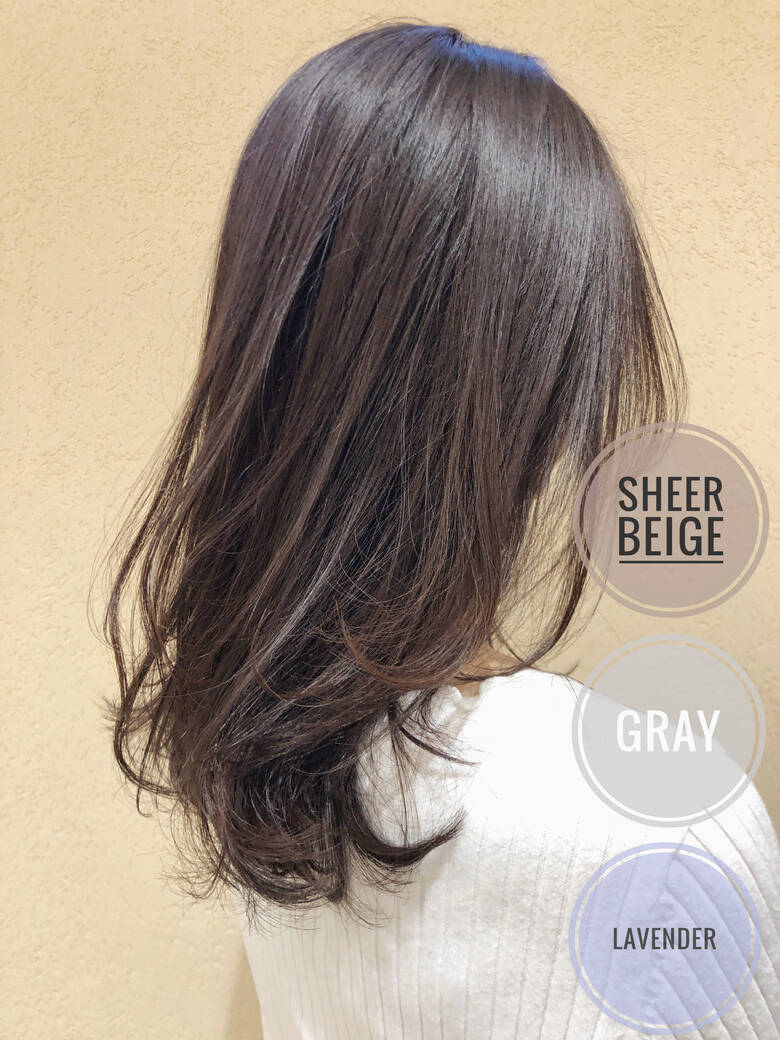 アッシュグレージュ ナチュラル ミディアム アッシュベージュ Joemi By Unami 近江 翔一郎 切りっぱなしボブ 外ハネボブ Hair