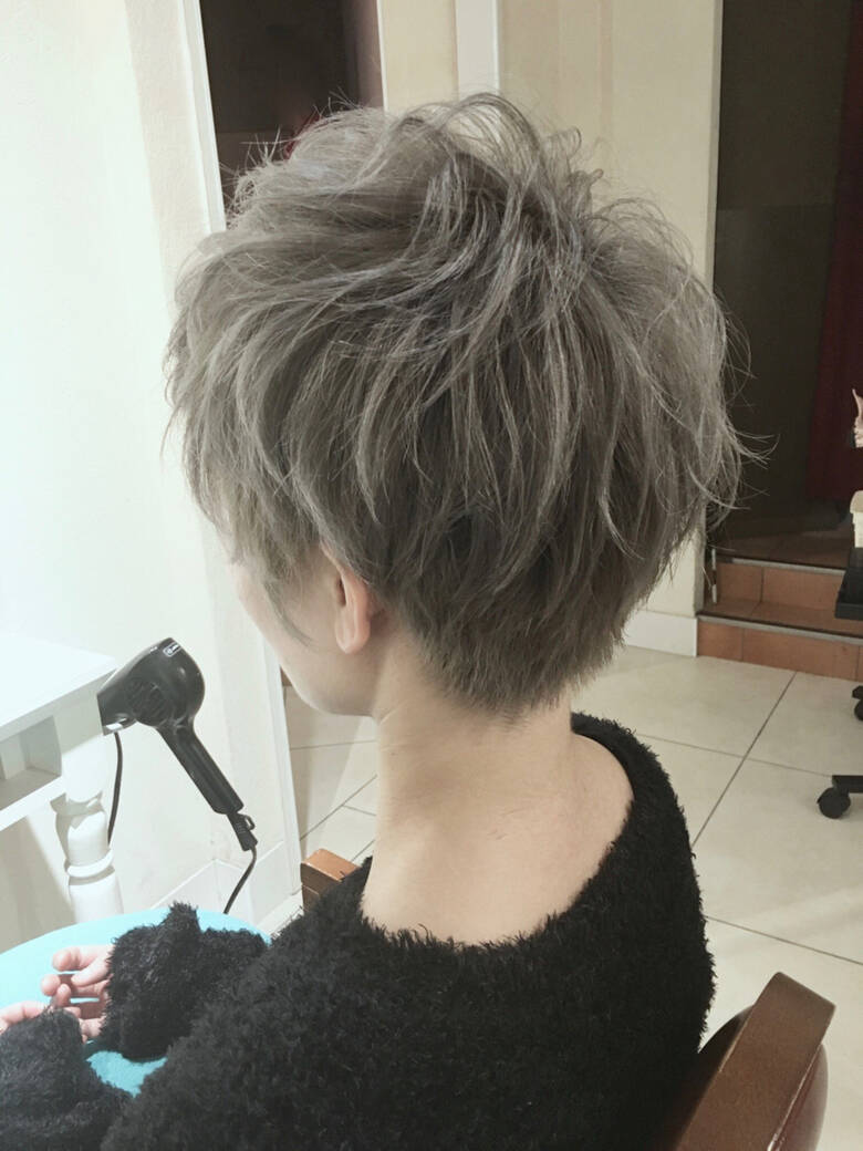 小顔 大人女子 色気 ショート Euphoria Shibuya Grande 宮本 誉志成 Hair