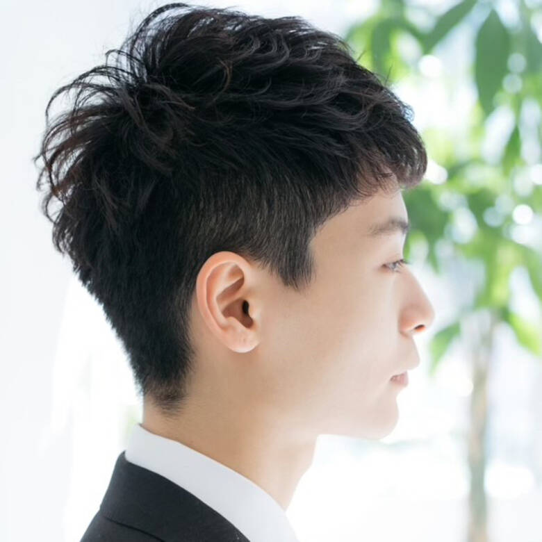 メンズパーマ ナチュラル 刈り上げ ツーブロック Fabris 平本 詠一 Hair