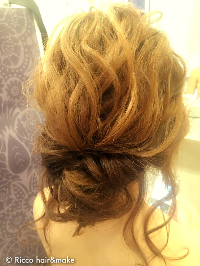 大人かわいい ヘアアレンジ フェミニン ロング ヘアメイクサロン リッコ Ricco Hair Make Hair