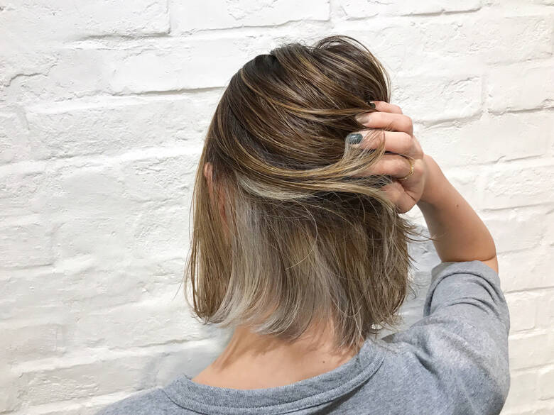 ナチュラル ボブ インナーカラー ショートボブ Palan ショート ボブ特化美容師 迫田 Hair