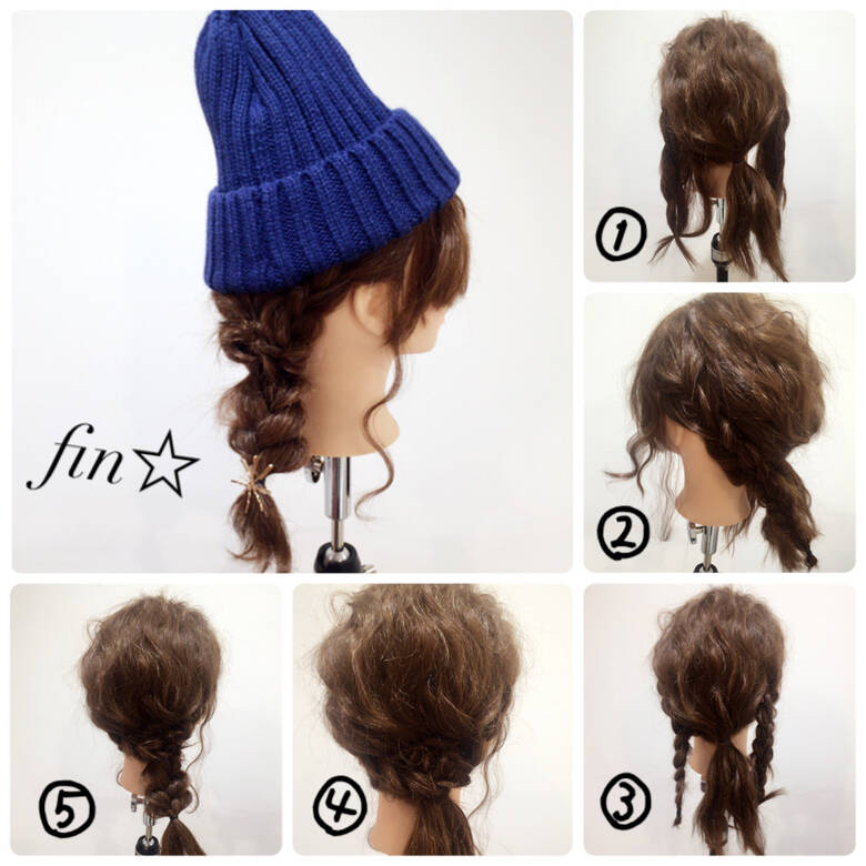 ヘアアレンジ ショート セミロング ニット Aube Hair Azul 吉祥寺2号店 畑中潤 1302 Hair ヘアアレンジ ショート セミロング ニット Aube Hair Azul 吉祥寺2号店 畑中潤 1302 Hair