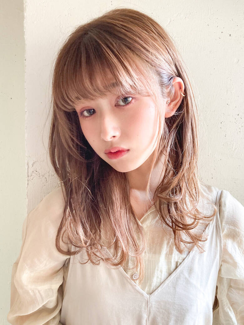 セミロング ナチュラル 大人かわいい ゆるふわパーマ Kyli表参道 トキタ マサヒロ Kyli表参道 Hair