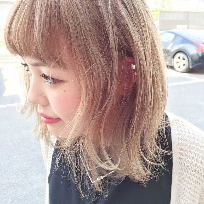 金髪 ストリート 外国人風 ヘアアレンジ Lufun Hair Design ルファン 原木翔太 Hair