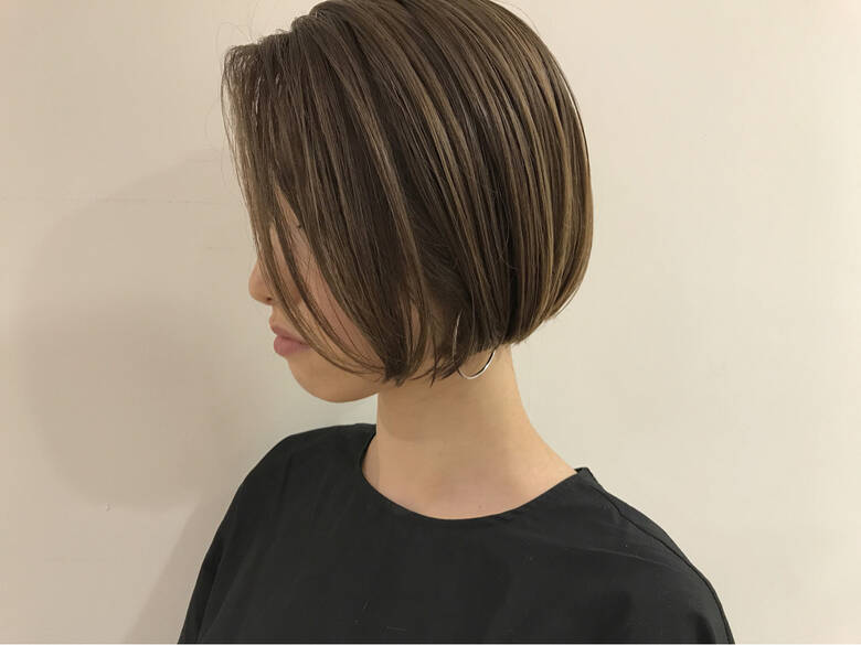 ショートボブ 切りっぱなし 秋 ボブ Noe Salon Kento Noesalon 3150 Hair